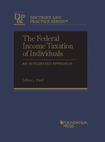 Kwall Federal income taxation individuals